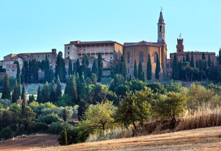 Pienza village tuscany italy